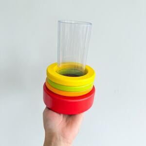 Lovevery The Explorer Play Kit Clear Tube With Stacking Rings Toy